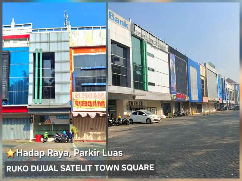 ruko dijual satelit town square surabaya