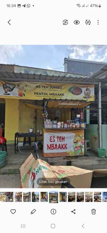 ruko siap pakai dan huni