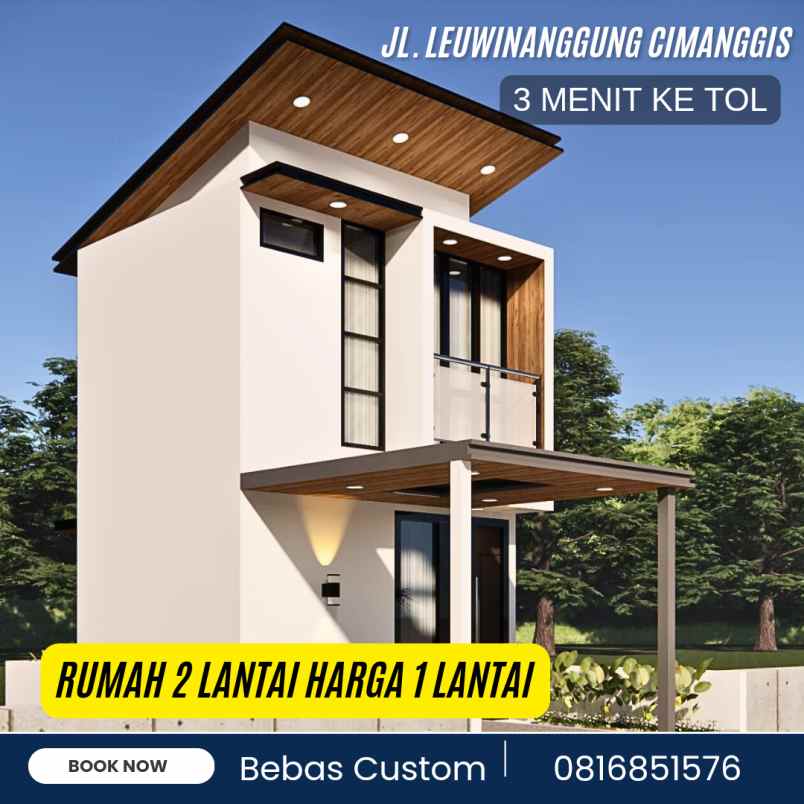 rumah 2 lantai harga 1 lantai alaya livin