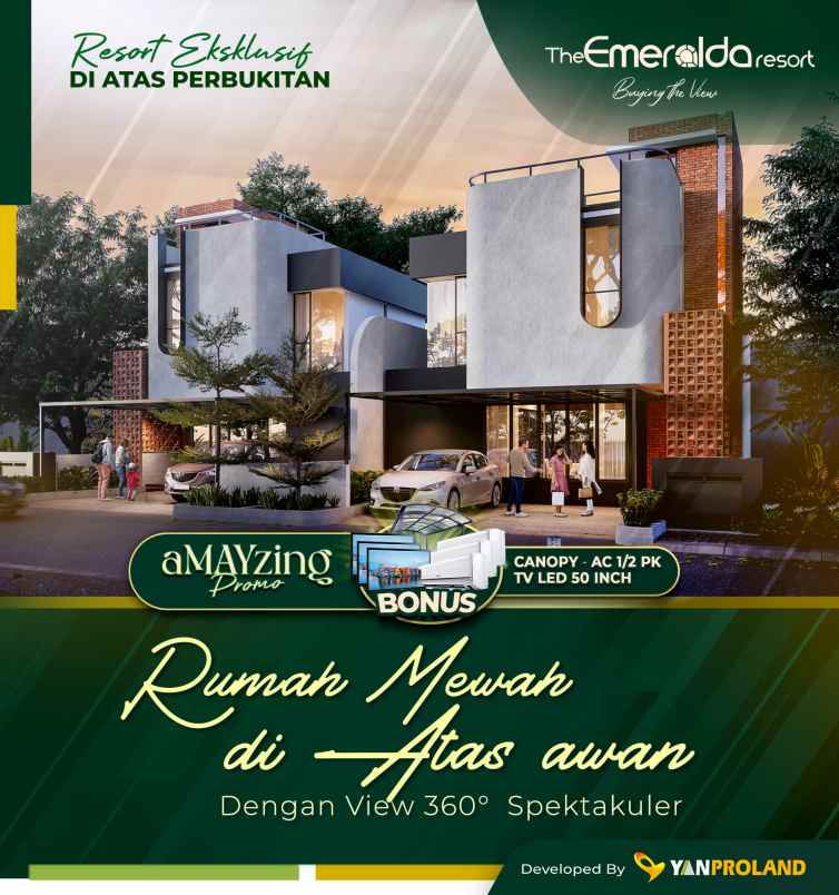 rumah bandung barat mewah 900 jutaan 2 5 lantai