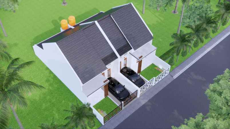 rumah baru 875 jt an di jln nusantara depok 1