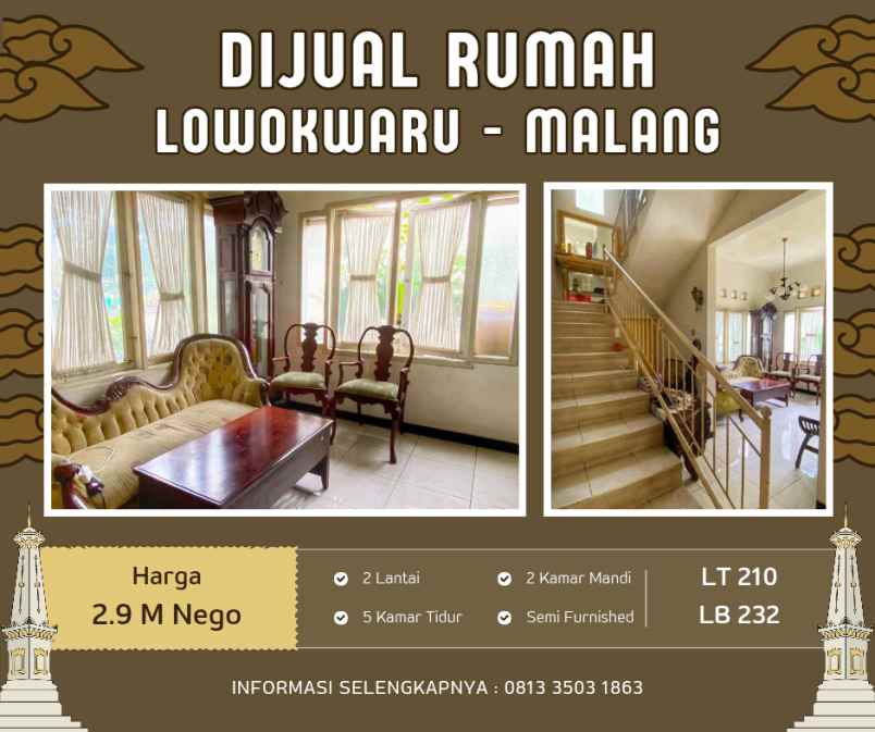 rumah cluster pojok kota malang