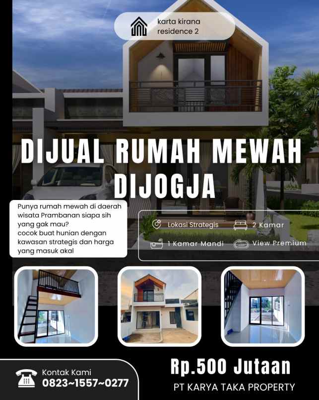 rumah dekat candi prambanan 500 jt an shm