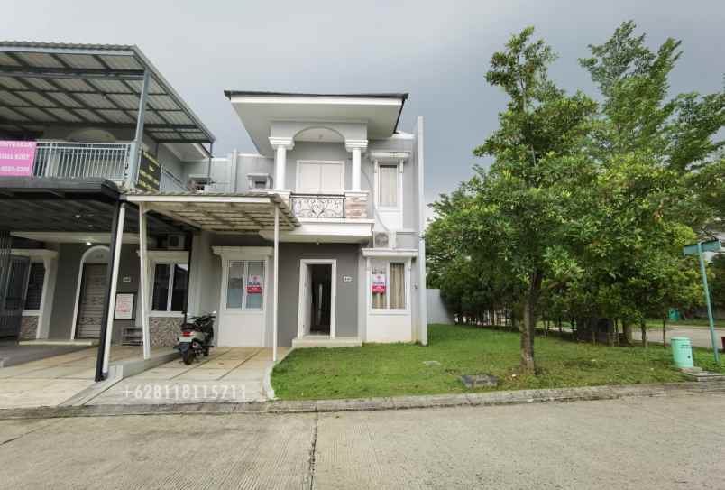 rumah hook sentul city 2 lantai siap huni