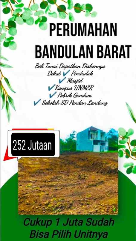 rumah idaman lokasi bandulan barat jawa timur