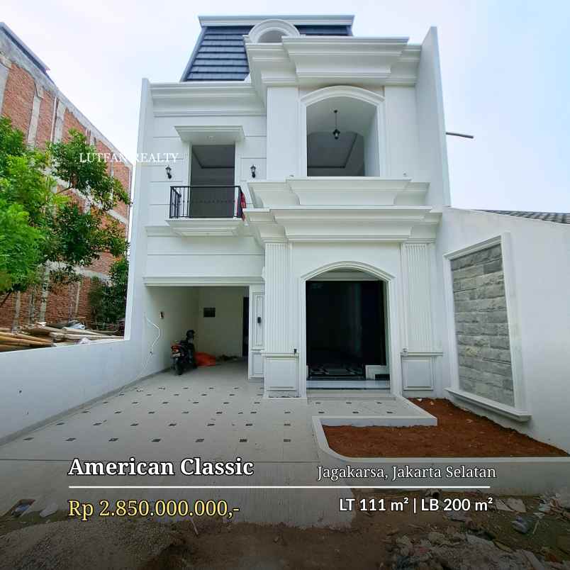 rumah jagakarsa american classic dalam cluster