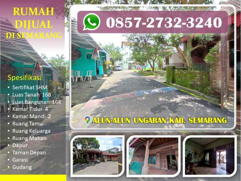 rumah jl kaligarang ungaran barat