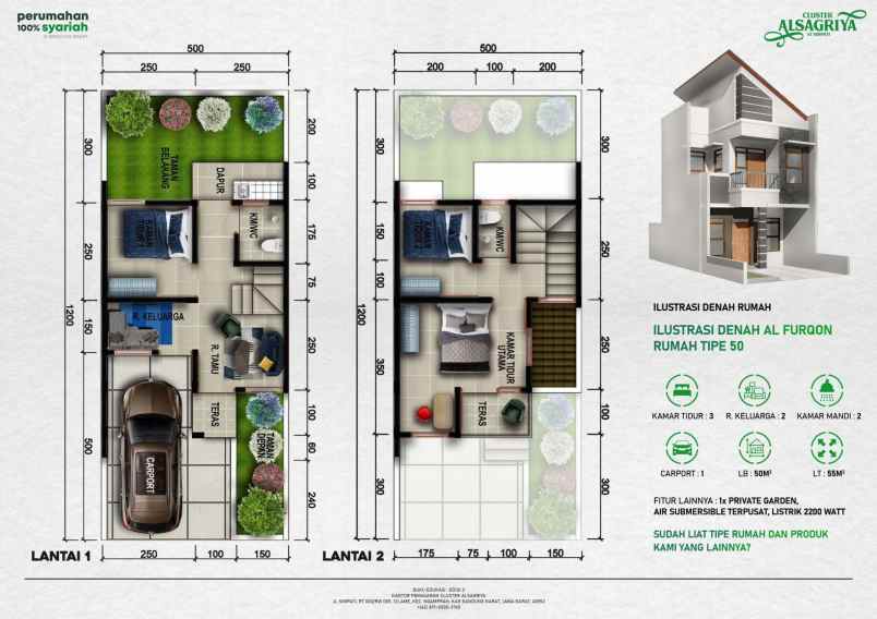 rumah jl simpati rt 003 rw 005