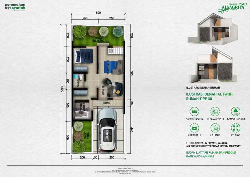 rumah jl simpati rt 003 rw 005