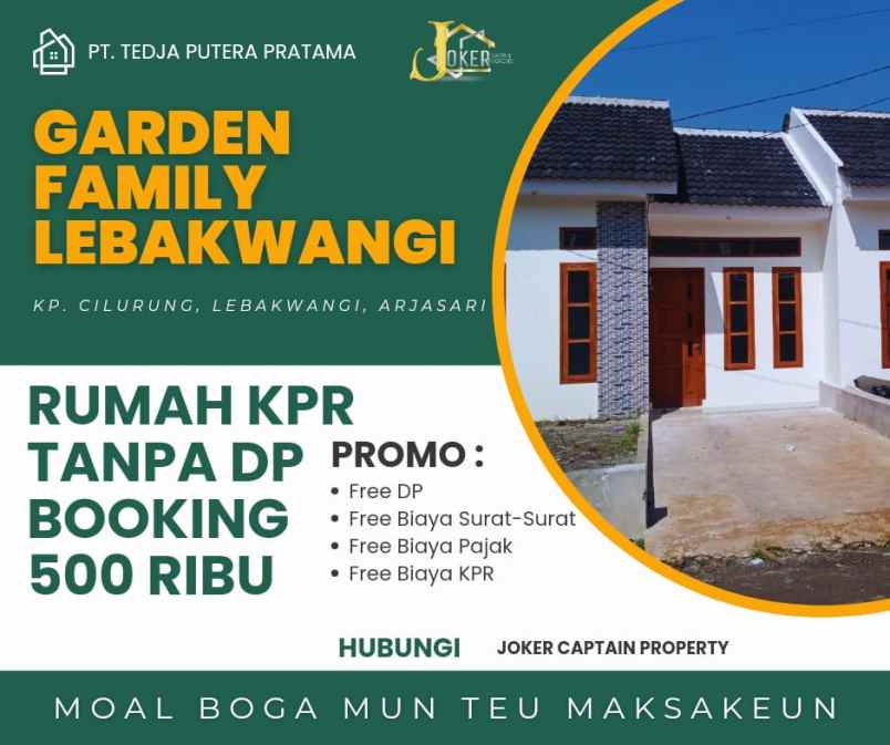 rumah kpr siap huni di boking 500 ribu