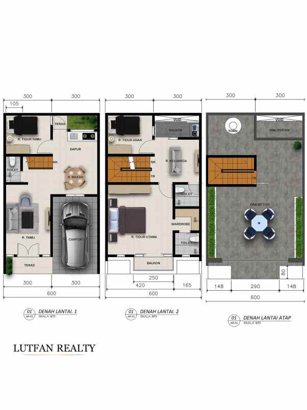 rumah minimalis tanjung barat dekat stasiun jarang ada