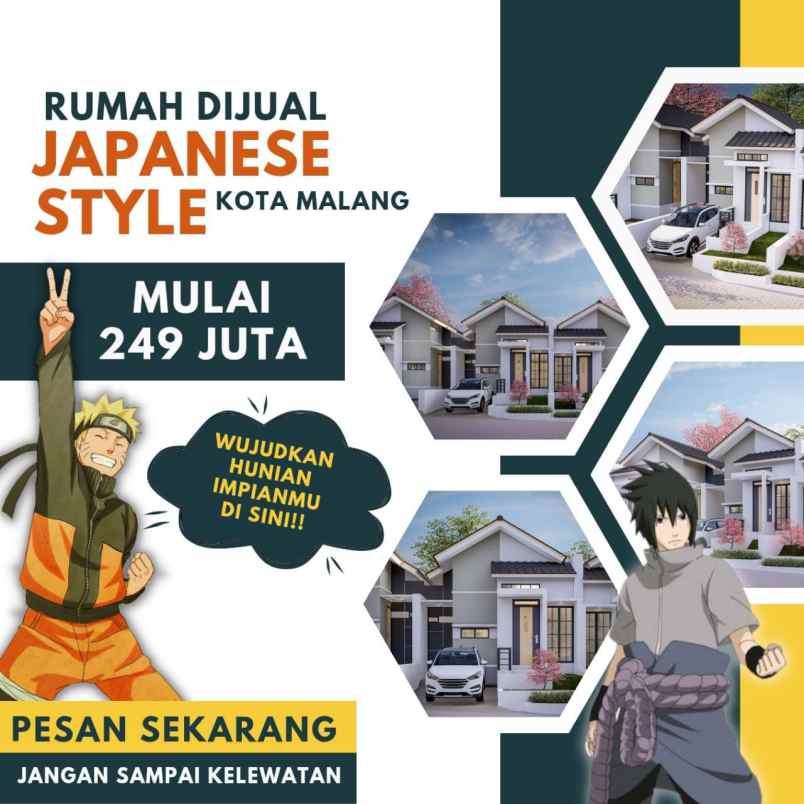 rumah modern 1 lantai di malang