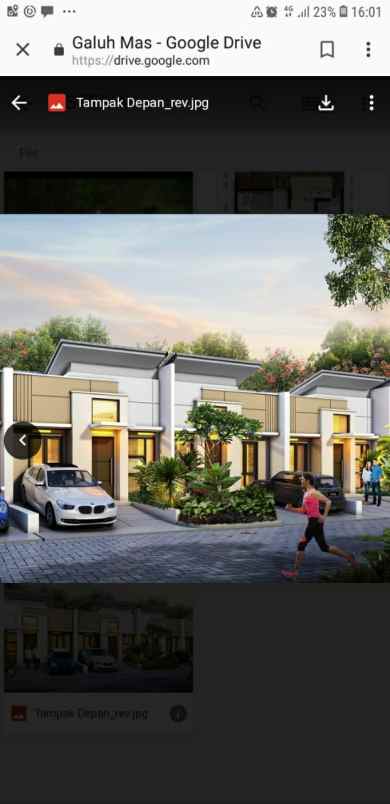 rumah modern murah bisa kpr galuh mas karawang