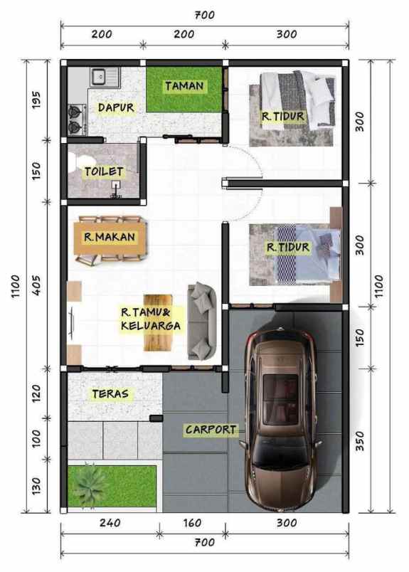 rumah modern murah terjangkau dekat bandara yia