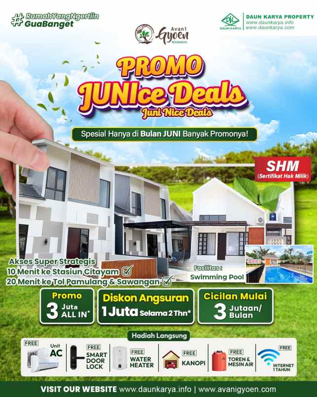 rumah murah 2 lantai sawangan depok