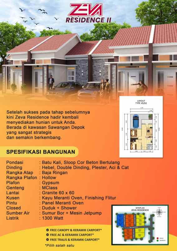 rumah murah tanpa dp cicilan hanya 2 4 jt perbulan