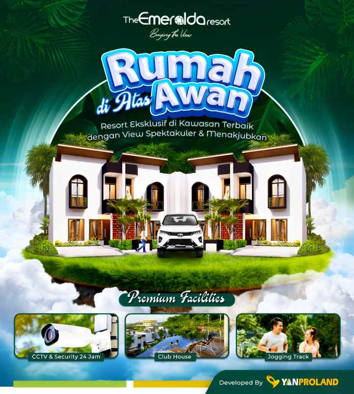 rumah resort bandung barat rumah di atas awan