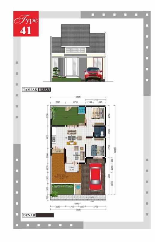 rumah siap huni dalam perumahan di jalan wates km 9