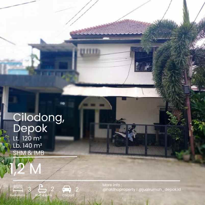 rumah strategis dalam komplek cilodong depok