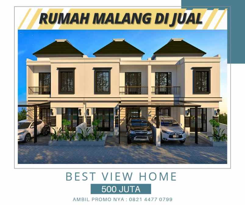 rumah villa dijual malang karangploso