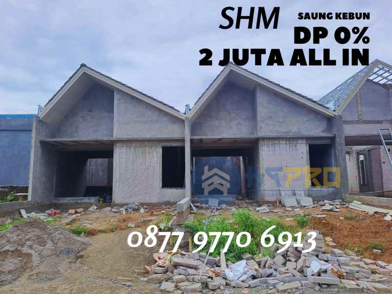 saung kebun rumah strategis harga terjangkau