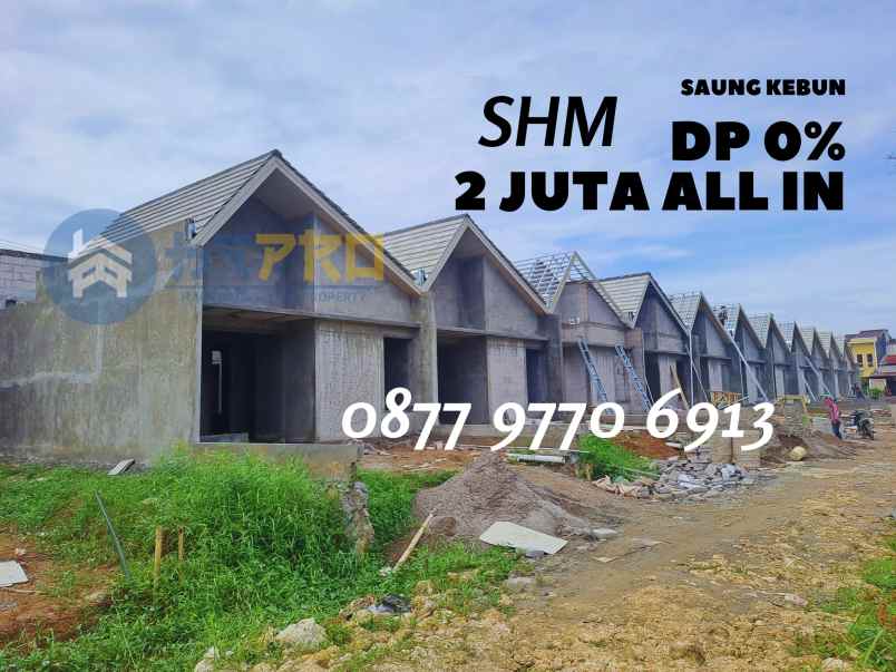 saung kebun rumah strategis harga terjangkau