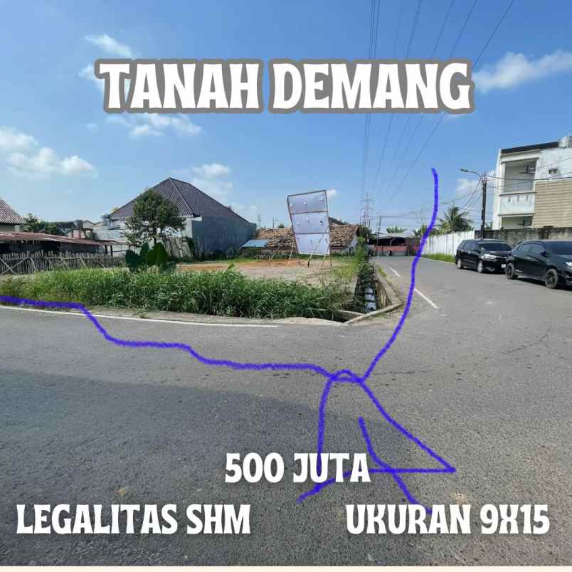 tanah area demang daun lebar kota palembang