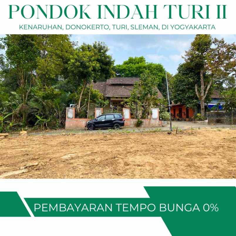 tanah dijual 1 jutaan meter di turi sleman