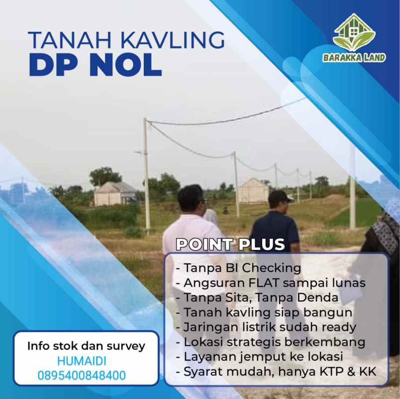 tanah kavling murah nol dp