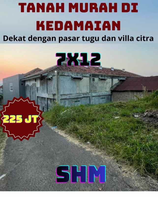 tanah murah kedamaian strategis
