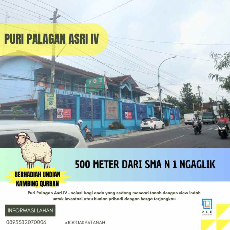 tanah murah sleman dekat jl palagan