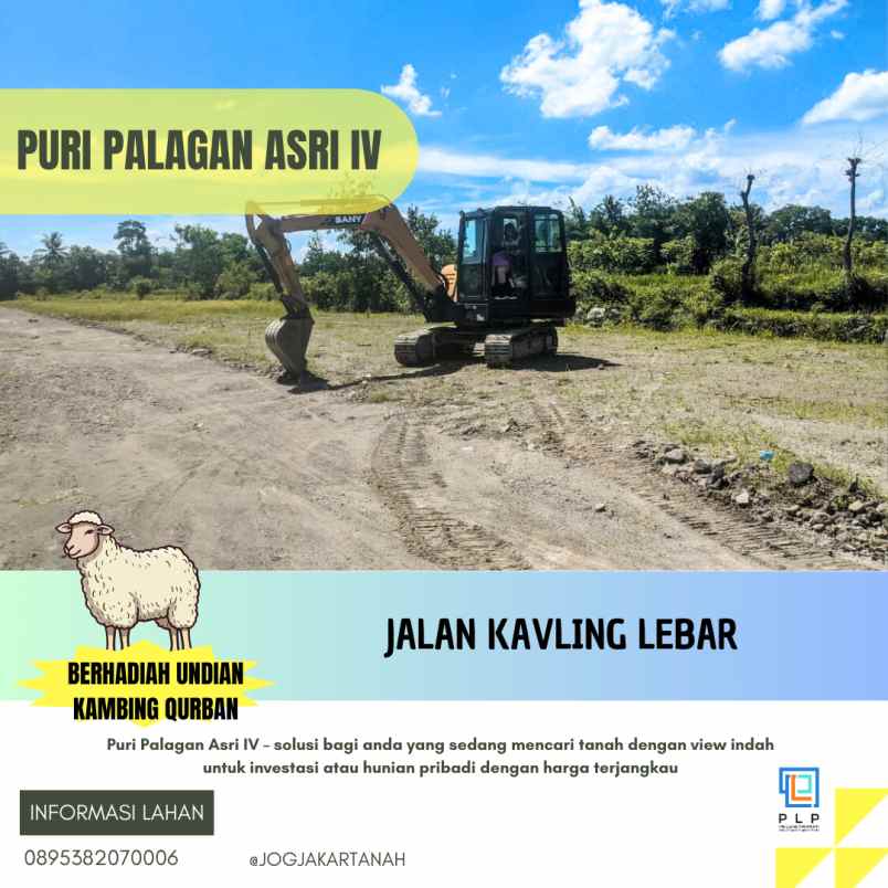 tanah murah sleman dekat jl palagan