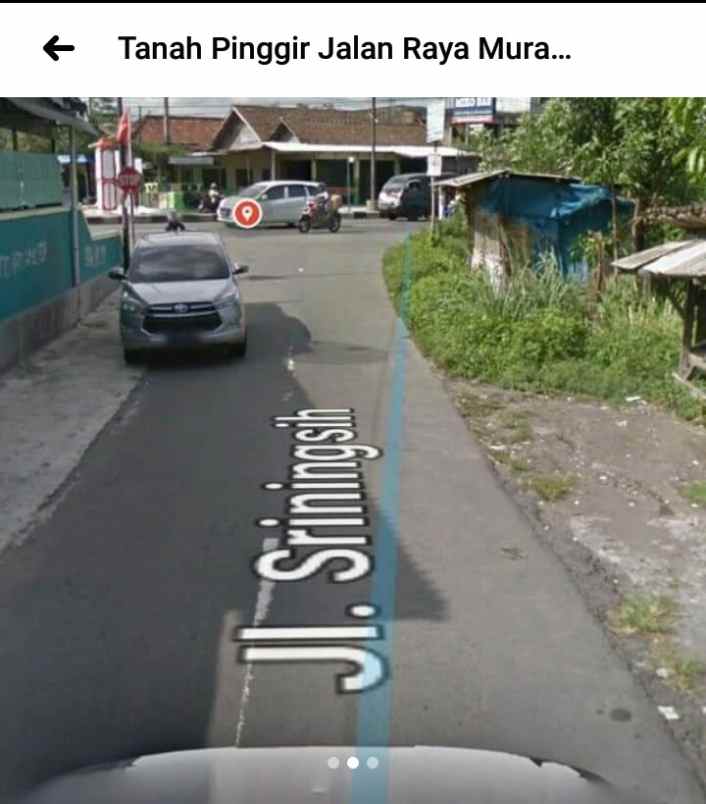 tanah pinggir jalan sriningsih