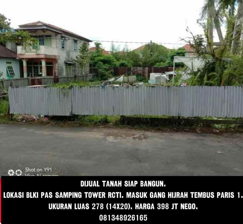 tanah siap bangun blki gang hijrah