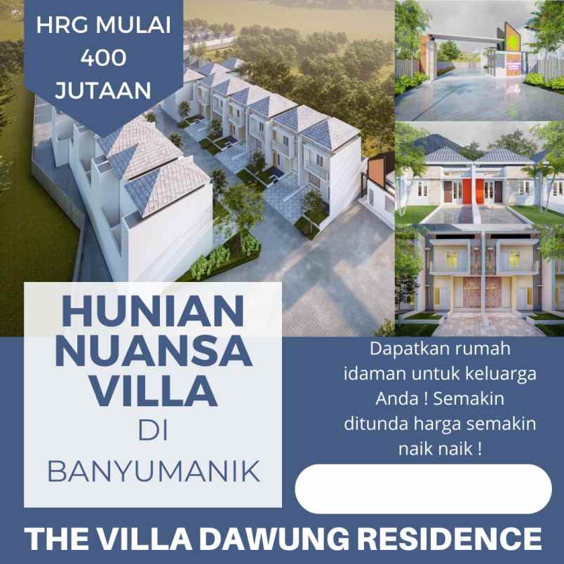 the villa dawung residence pudak payung