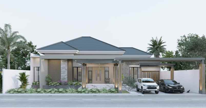 type 300 rumah mewah jl cemara gading komplek pemda