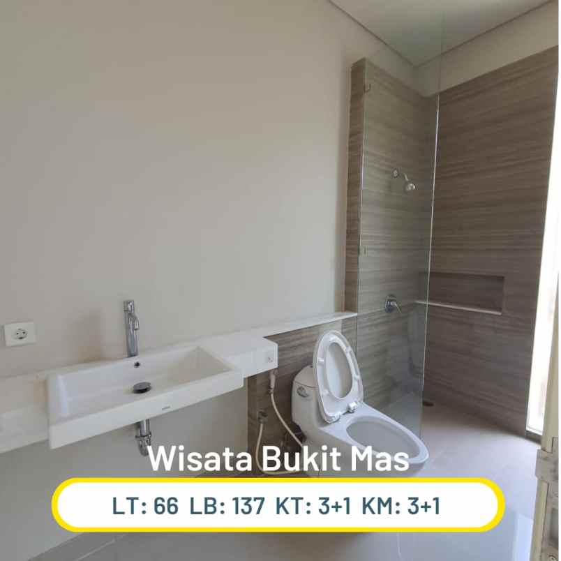 wisata bukit mas notredome siap huni townhouse