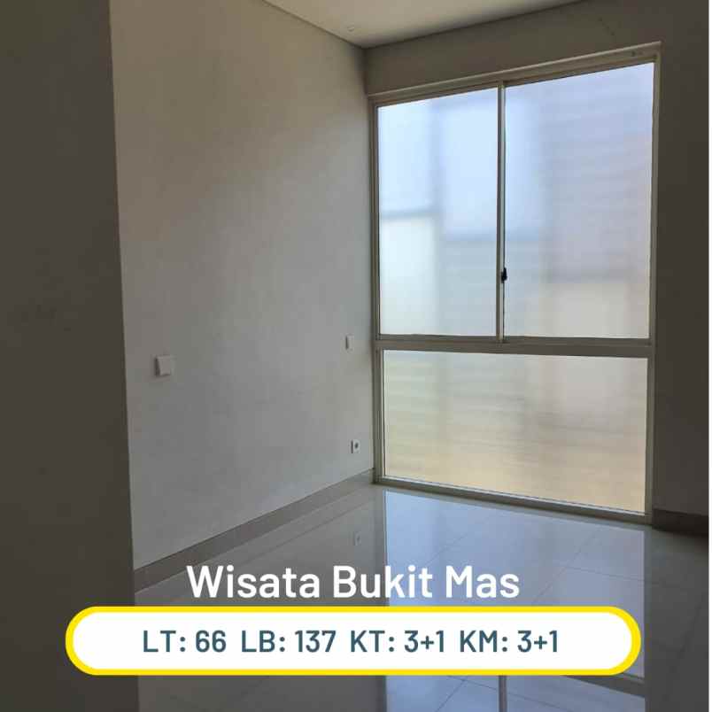 wisata bukit mas notredome siap huni townhouse