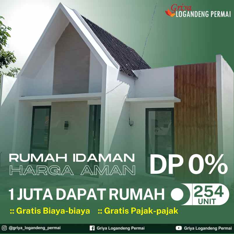 1 juta bisa dapat rumah modern dp 0 angsuran 1 jutaan