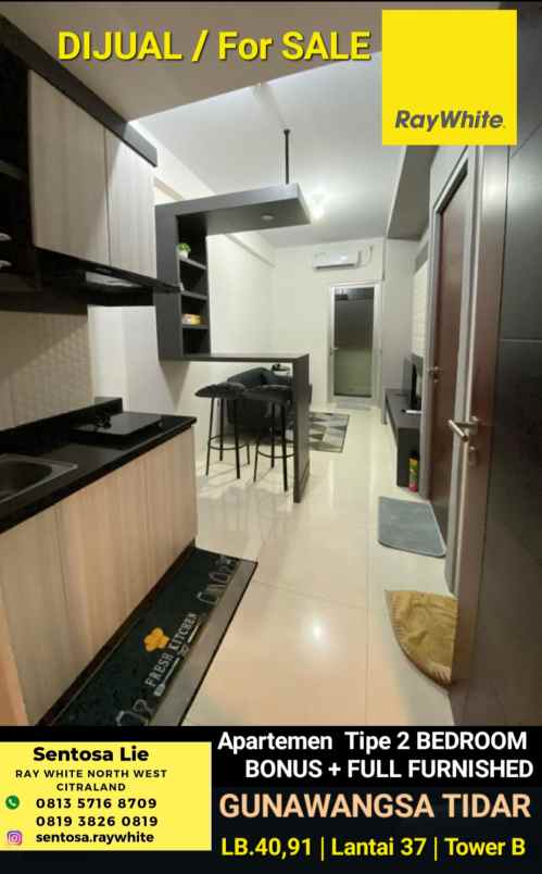 dijual apartemen jalan tidar