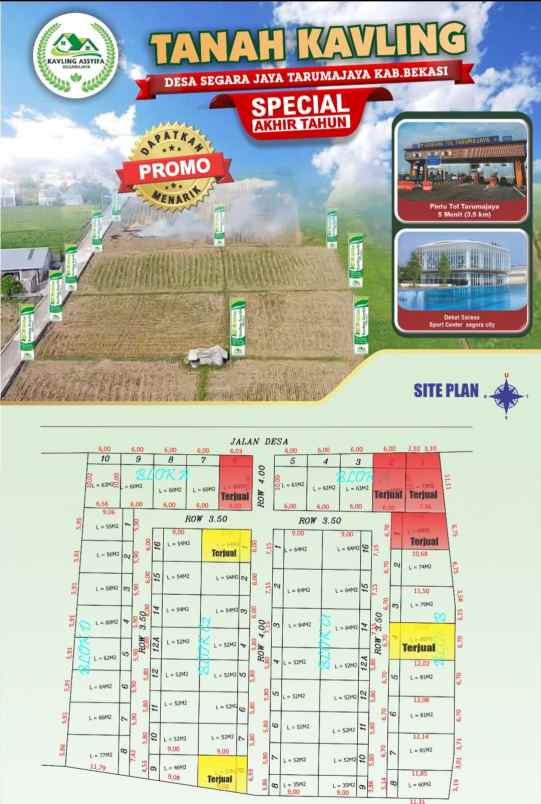 dijual harga promo akhir tahun