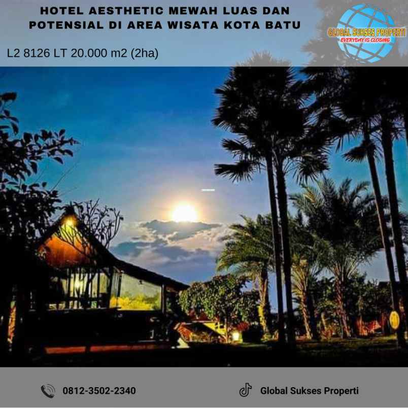 dijual hotel jl ir soekarno puskesmas