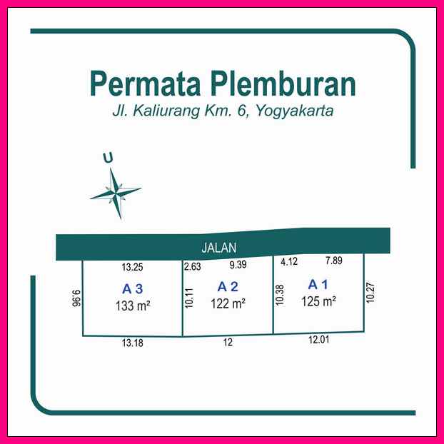 dijual kavling kost ugm 170 meter ringroad utara