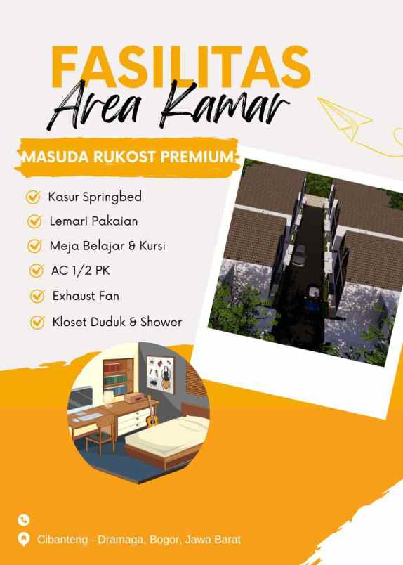 dijual kost cibanteng ciampea bogor