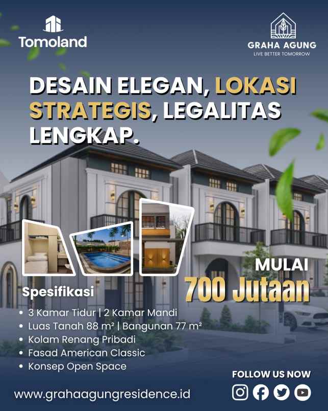dijual kost merjosari