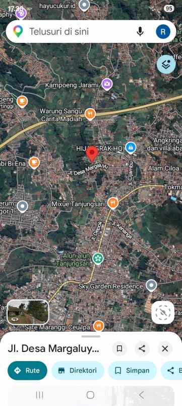 dijual murah tanah shm tanjungsari kab sumedang