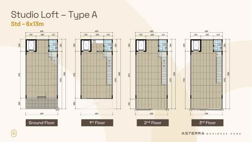 dijual ruko gudang kantor asterra bussines park bsd