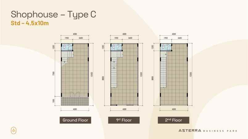 dijual ruko gudang kantor asterra bussines park bsd