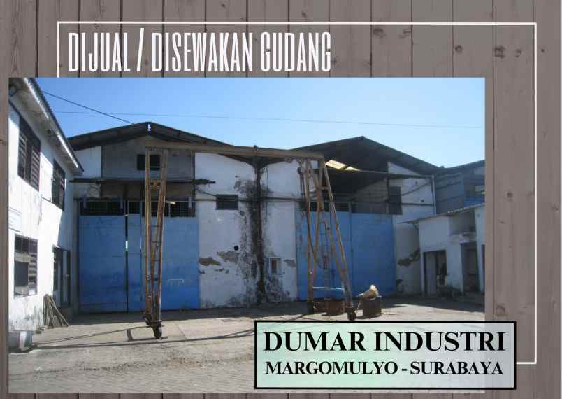 dijual ruko gudang kantor jl dumar industri