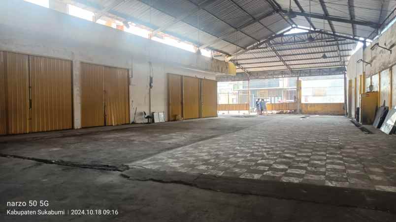 dijual ruko gudang kantor jl raya cibatu cisaat no